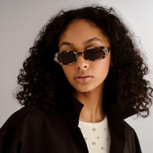 Le Specs Outta Love Sunglasses - Cookie Tort, Oval, Unisex, Micro 90s Sleek Style - Image 2