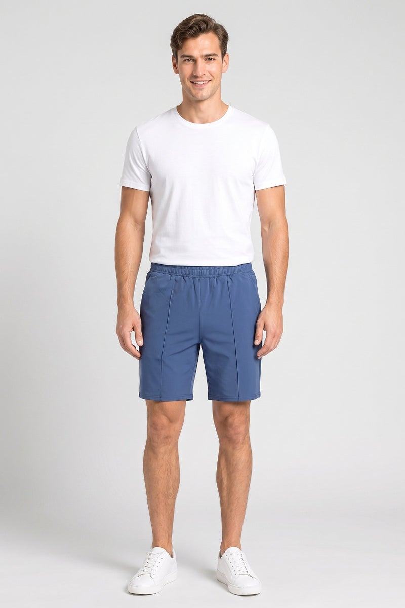 RBX Men Sportswear Fit Outdoor Shorts, Slate Blue - Image 2