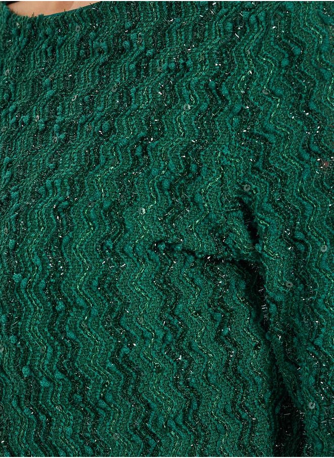 Styli Emerald Knit Dress  - Image 3