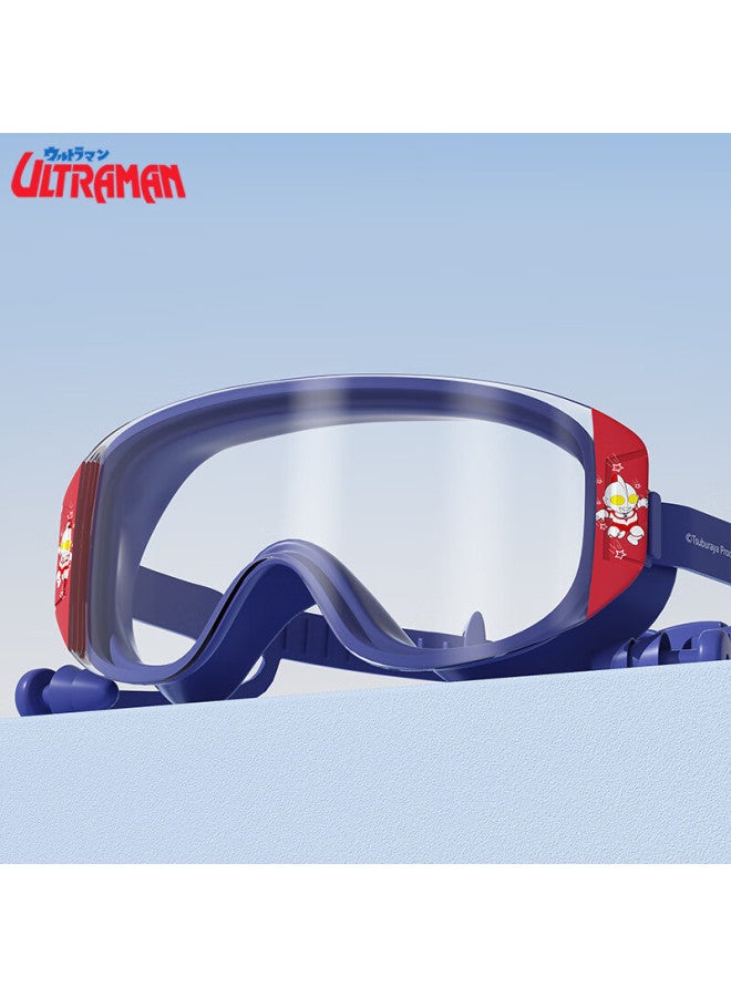 YouYou Yoyou Classic Ultraman Children'S Swimming Goggles High Definition Waterproof Anti-Fog Big Frame Swimming Goggles Swim Goggles 61415 Transparent Deep Blue - Image 1