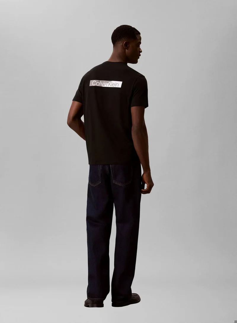 CALVIN KLEIN Black Graphic T-Shirt for Men | Best Price UAE