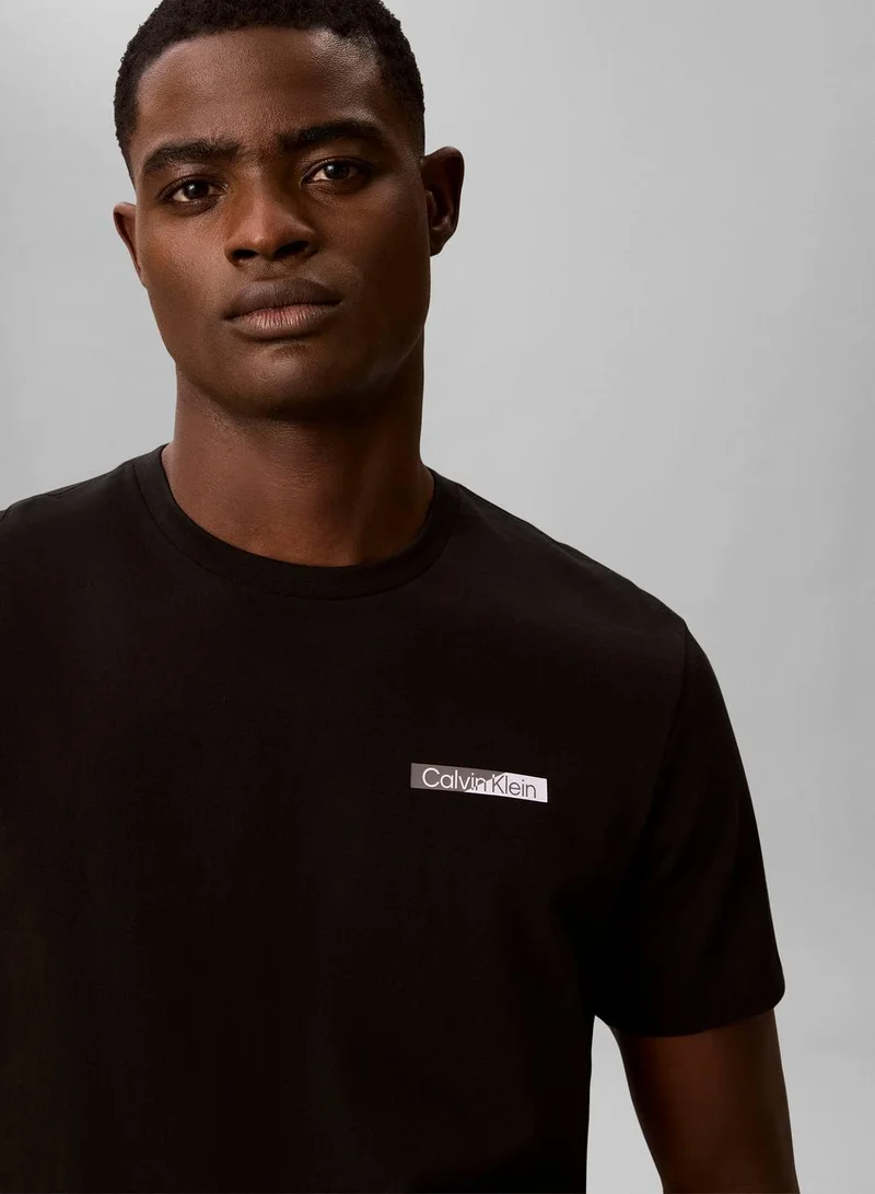 CALVIN KLEIN Black Graphic T-Shirt for Men | Best Price UAE