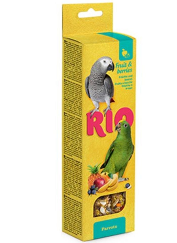RIO Sticks for Parrots with fruit and berries 2x90g