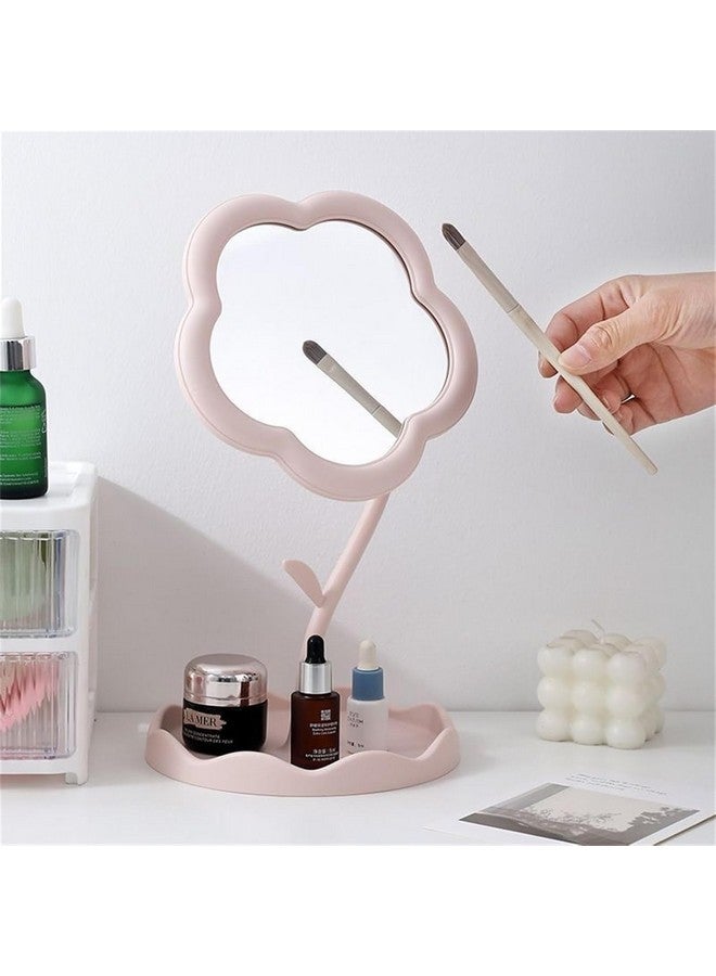 Simxen Desktop Makeup Mirror Flower Compact Mirror Children's Room Decor Bathroom or Bedroom Birthday Party Favors Birthday for Girls Women - Image 5