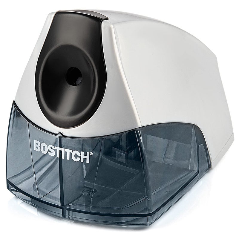Bostitch Personal Electric Pencil Sharpener, Electrical Automatic Powerful Motor for Fast Sharpening, Compact Electric Sharpener, Includes Sharpening Tray & Safety Switch for Home, School, Office. - Image 1