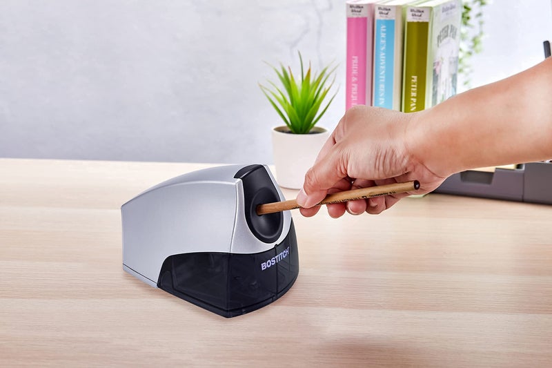 Bostitch Personal Electric Pencil Sharpener, Electrical Automatic Powerful Motor for Fast Sharpening, Compact Electric Sharpener, Includes Sharpening Tray & Safety Switch for Home, School, Office. - Image 4