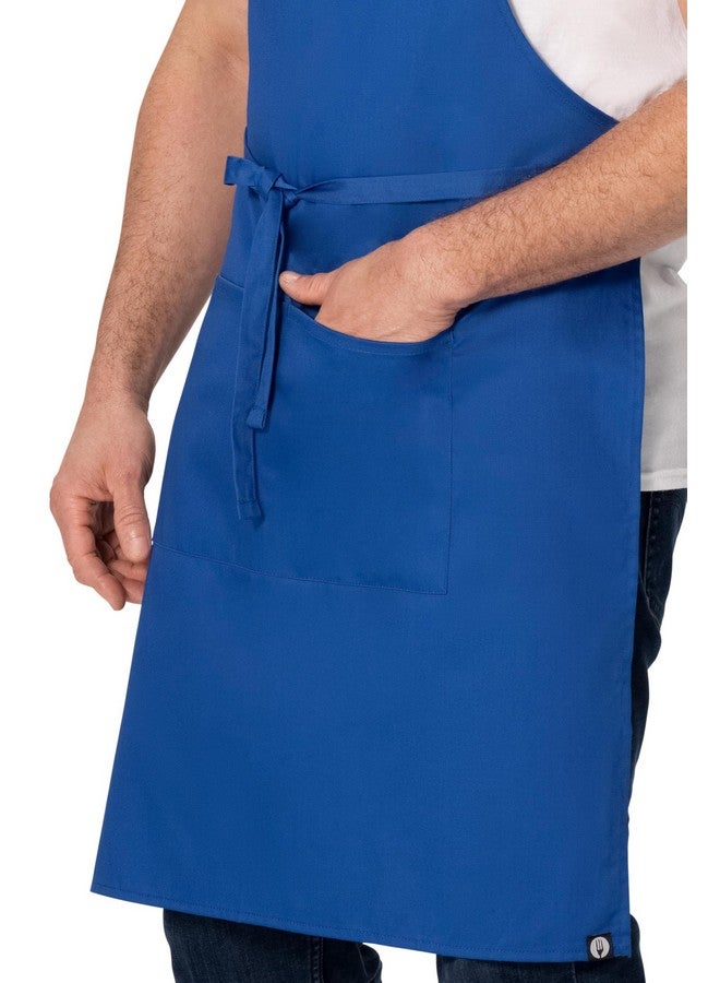 Chef Works Unisex Butcher Apron, Royal, One Size - Image 2