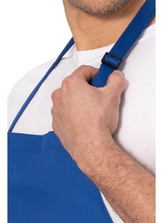 Chef Works Unisex Butcher Apron, Royal, One Size - Image 3