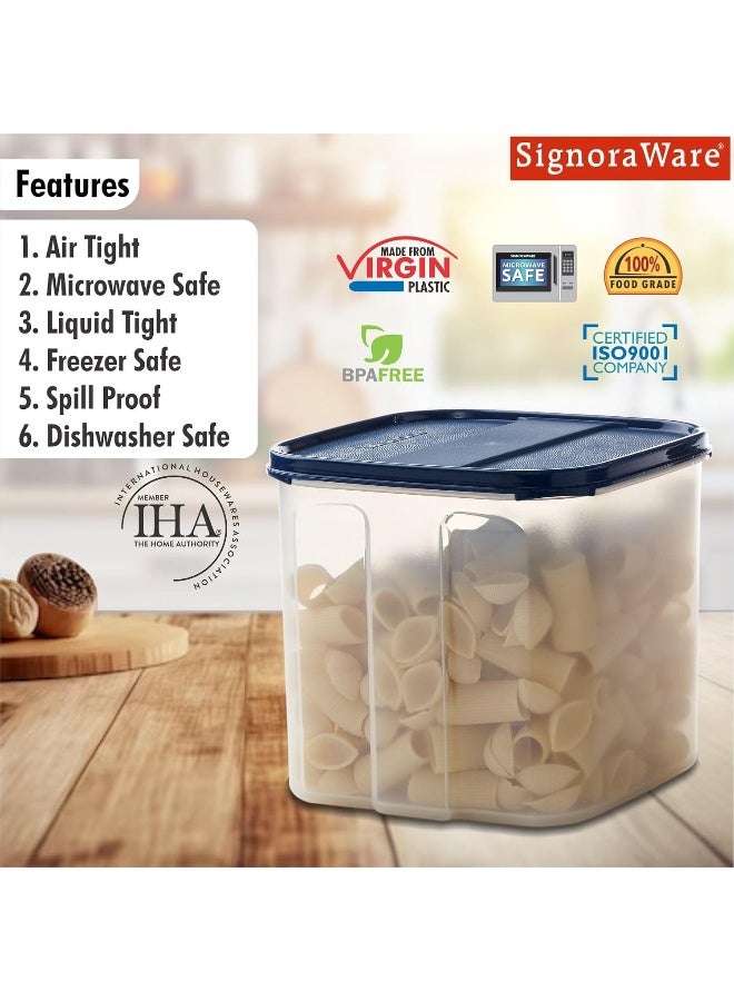 Signoraware حاويات بلاستيكية متعددة الأغراض بسعة 4.5 لتر من سيجنوراوير مع غطاء لتخزين المطبخ | الطعام - Image 5