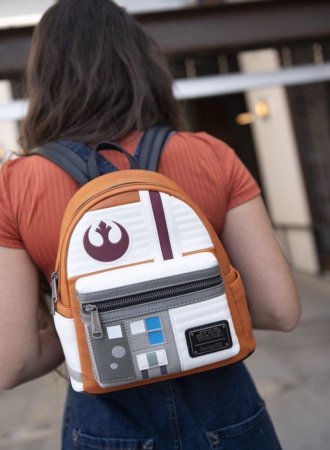 Loungefly Women's Star Wars Rebel Pilot Cosplay Double Strap Shoulder Bag Purse - Image 2