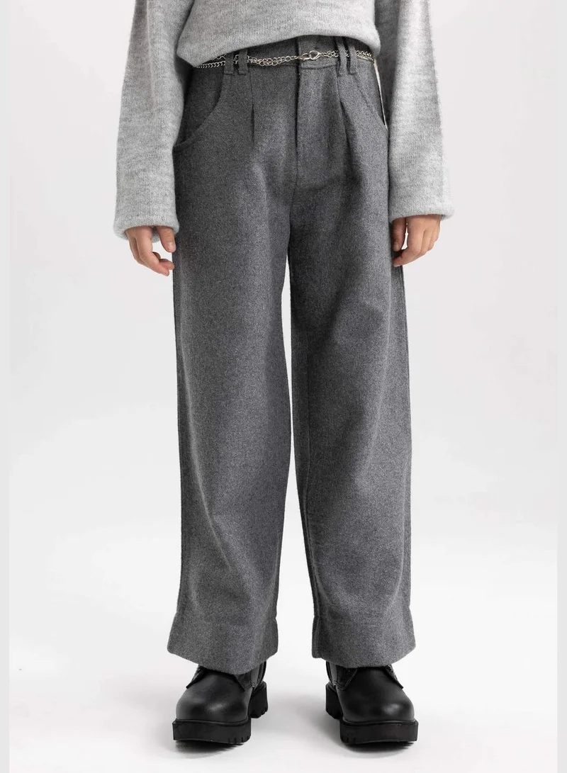 DeFacto Girl Wide Leg Woven Trousers