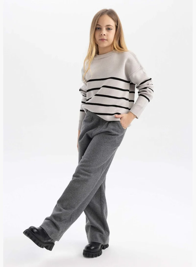 DeFacto Girl Wide Leg Woven Trousers