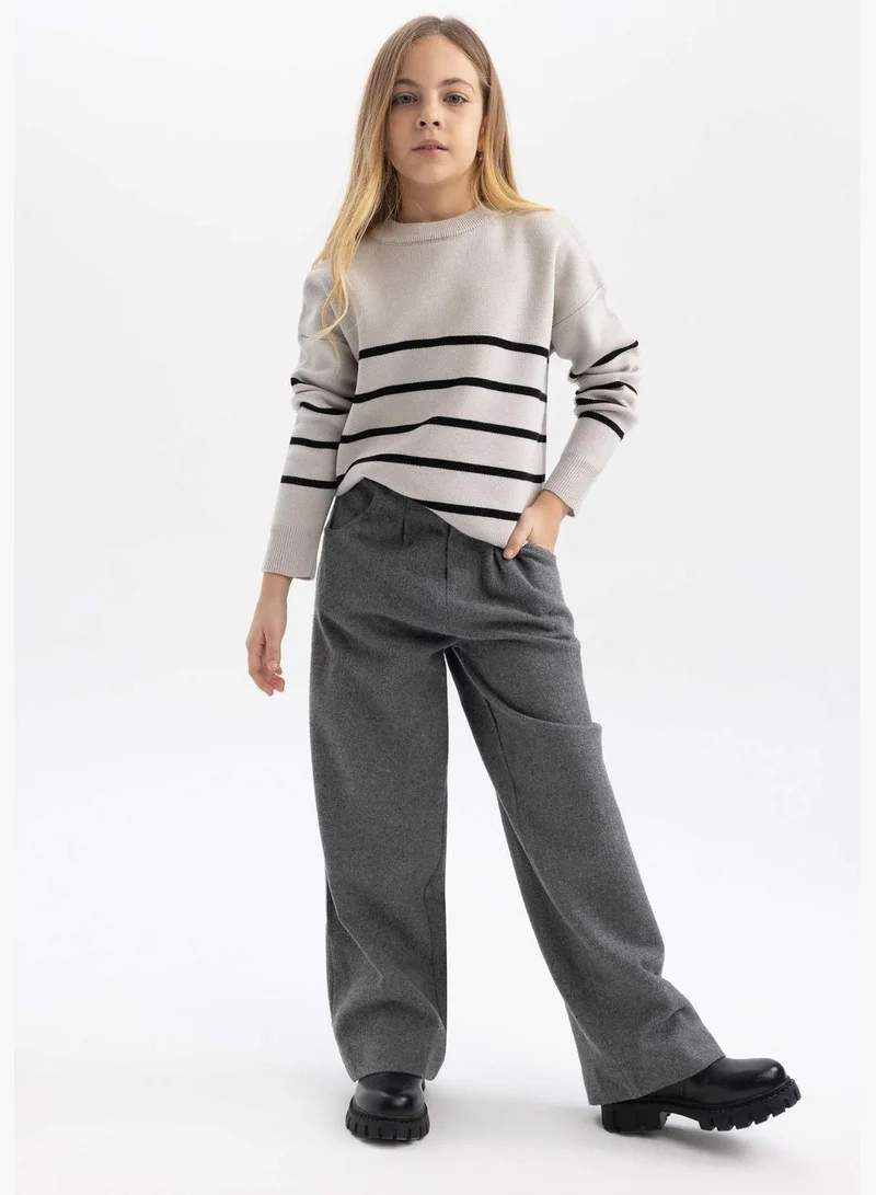 DeFacto Girl Wide Leg Woven Trousers
