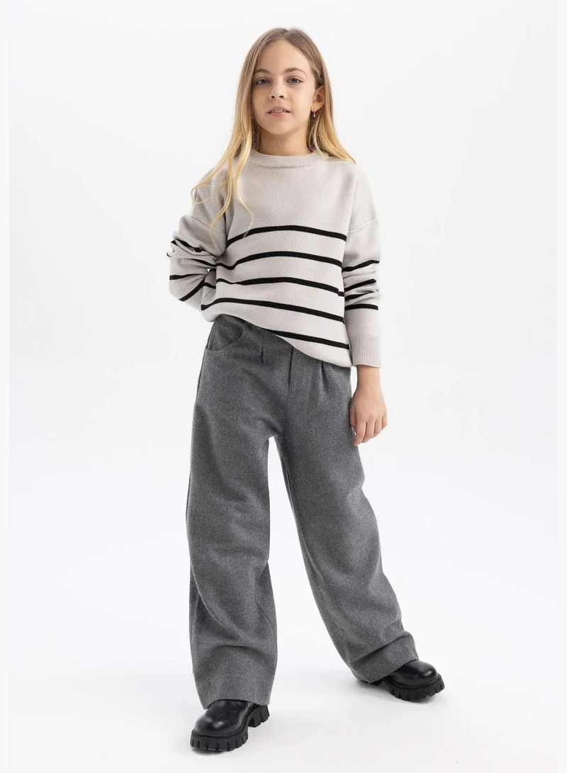 DeFacto Girl Wide Leg Woven Trousers