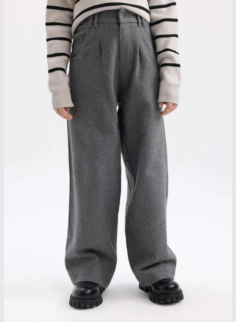 DeFacto Girl Wide Leg Woven Trousers