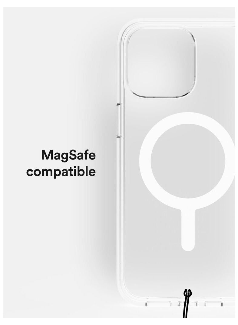 iPhone 14 Pro Case with MagSafe, [Strong Magnet] [Non-Yellowing] [Military Grade Protection] Magnetic Clear Slim Thin Bumper Phone Cover for Apple 14pro (Clear-Mag Safe) - Image 3