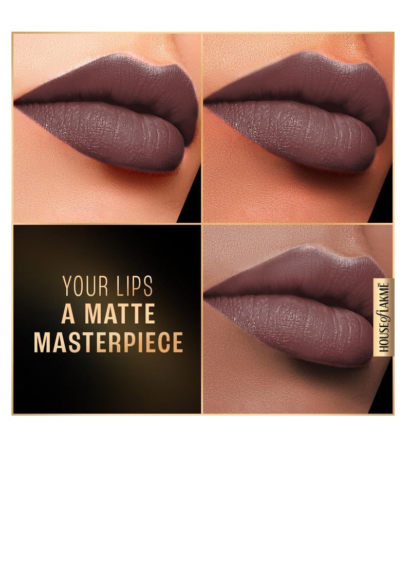 Lakme Forever Matte Liquid Lip Colour Intense Matte Finish All Day Long Smudgeproof and Looks Freshly Applied For Upto 20Hrs Mauve Party 5.6 ml