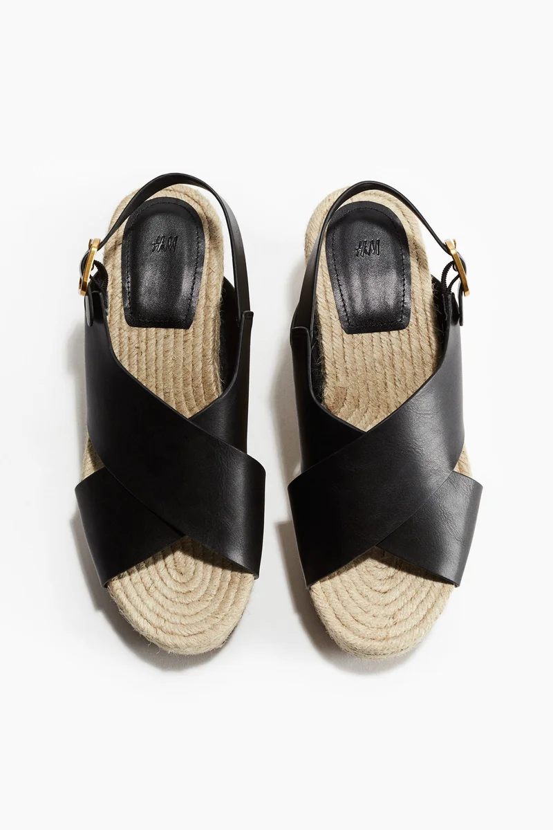 H&M Wedge-heeled espadrilles
