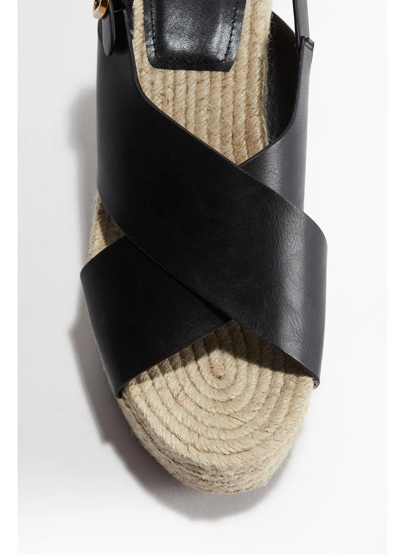 H&M Wedge-heeled espadrilles