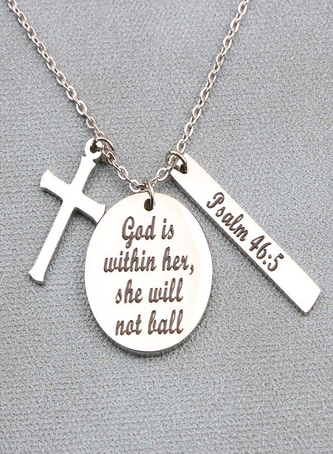 MEMGIFT Bible Verse Cross Pendant Christian Necklace Prayer Charm Faith Religious Jewelry for Women - Image 4