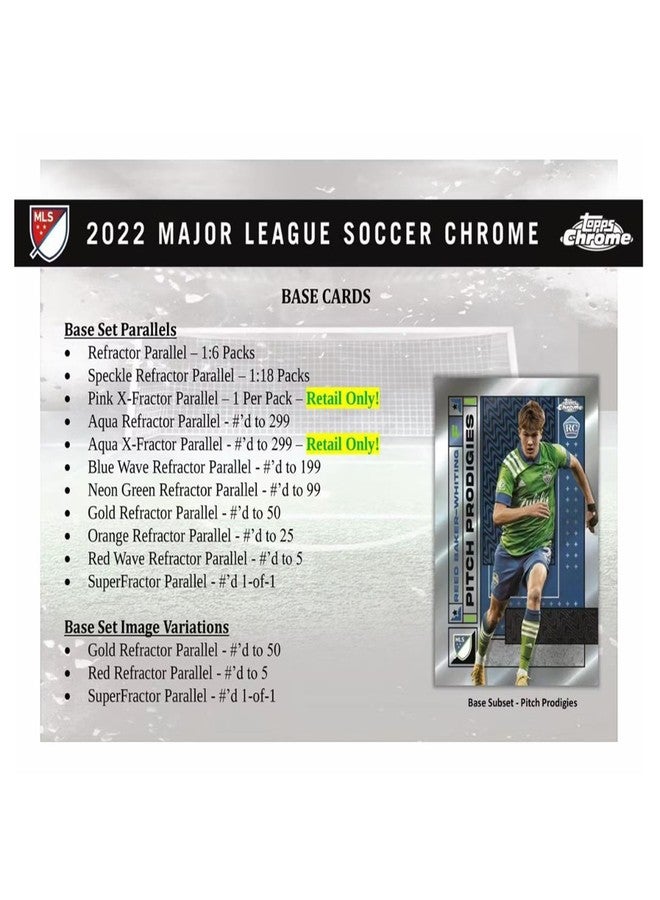 Topps 2022 Topps Chrome Major League Soccer Value Box - Image 5