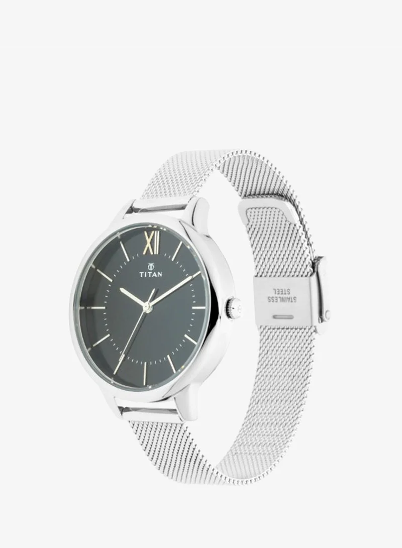 تيتان Women's Metal Analog Watch 2617SM01 - 42 mm