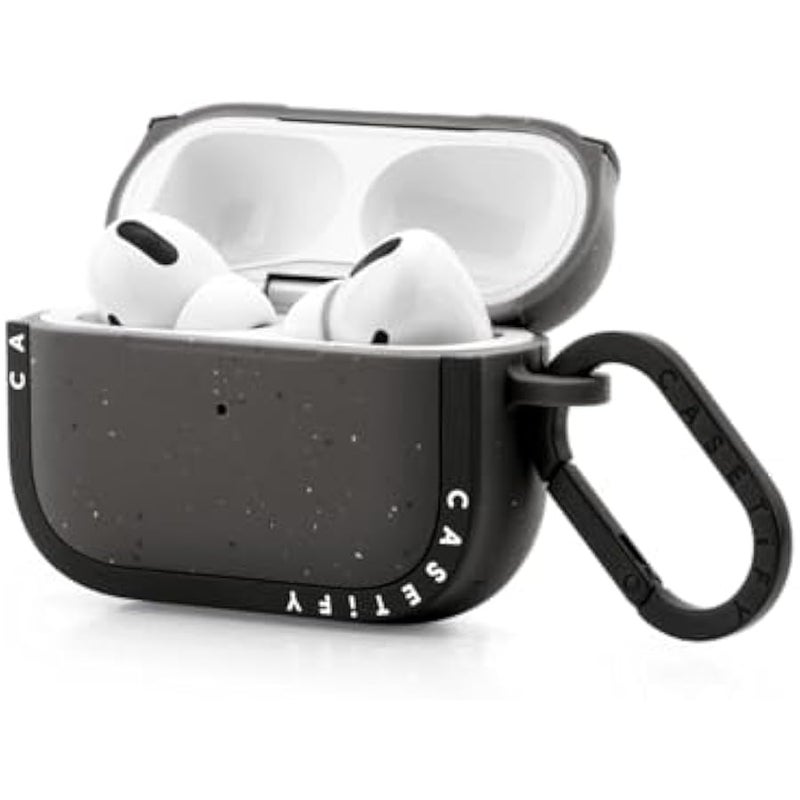 Casetify Bounce Airpods Pro (1st/2nd Gen) Case with Ring - Black Kingsnake - Matte Charcoal - Image 3