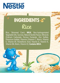 Nestle Cerelac Rice, Infant Cereal with Milk, 400g  - Image 2
