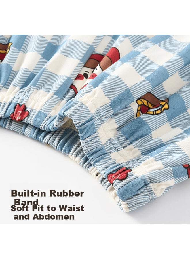 FENTENGCARE Fenteng Kean Women's Sleepwear Spring New Pure Cotton Soft Cotton Wearable Round Neck Long Sleeve Homewear Set Q0053 - Image 5