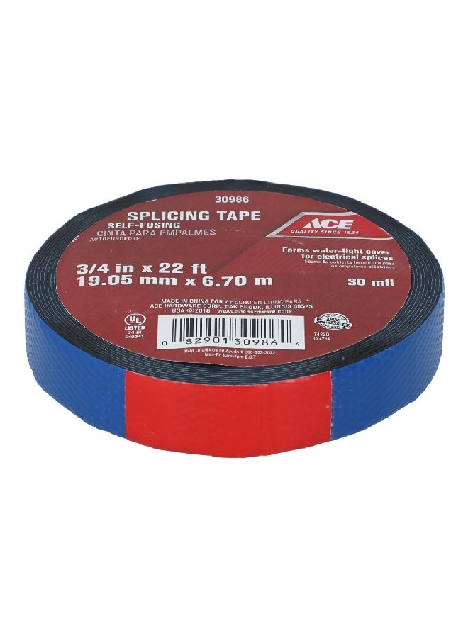 ACE Economical General Purpose Self-Fusing Rubber Splicing Tape Blue 3/4 Inch x 22 ft 462572 - Image 2