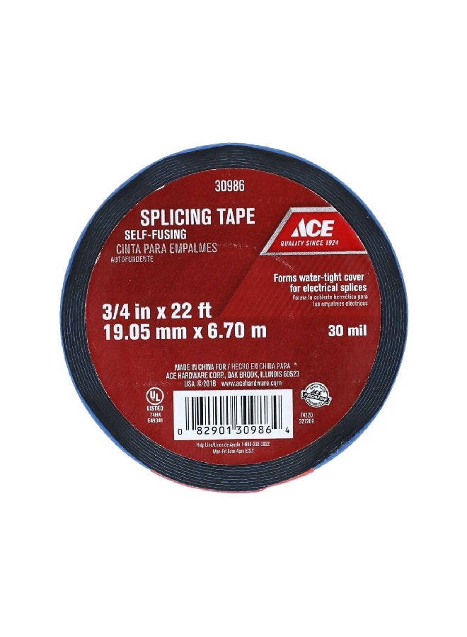 ACE Economical General Purpose Self-Fusing Rubber Splicing Tape Blue 3/4 Inch x 22 ft 462572 - Image 1