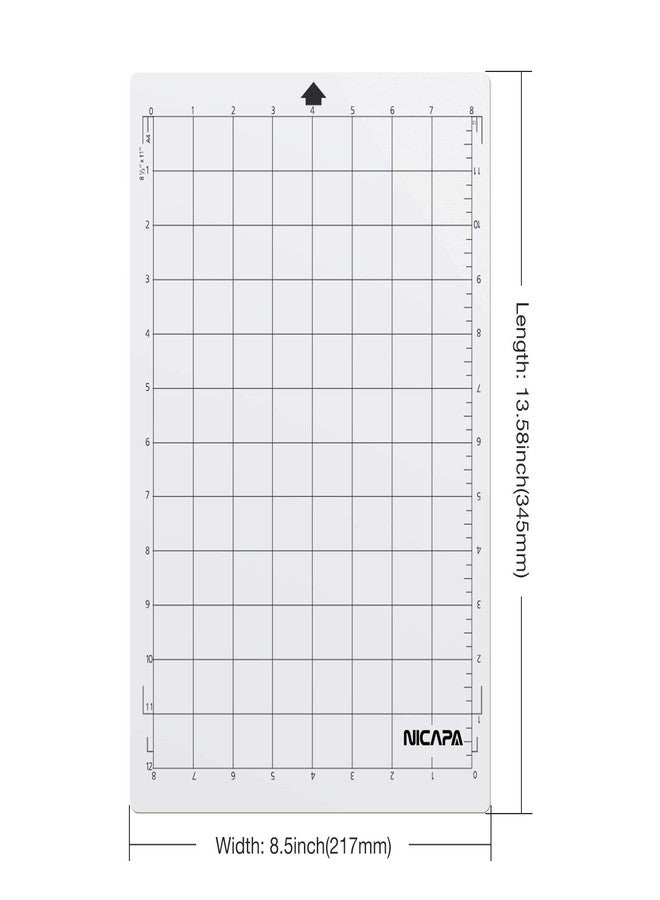 Nicapa StandardGrip Cutting Mat for Silhouette Portrait(8x12 inch 3 Mats) Standard Adhesive Sticky Quilting Cut Mats Replacement Accessories for Silhouette Portrait - Image 4