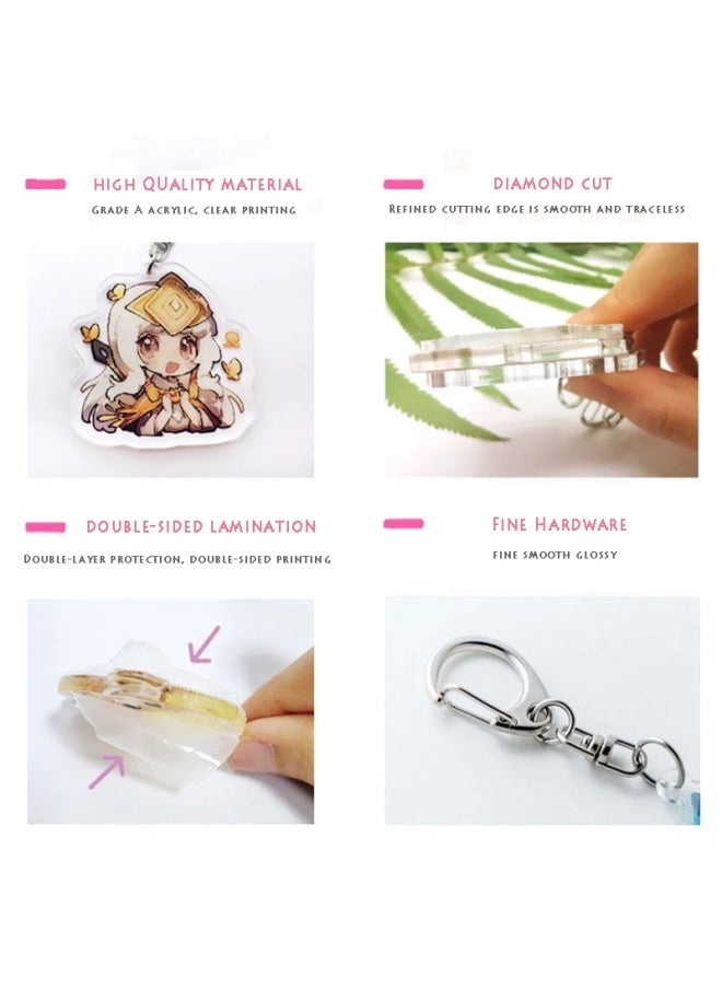 Generic - Popular Rapper YE Keychains for Accessories Bag Graduation Kanye Dropout Bear Key Chain Keyring Jewelry Fans Friends West Gifts-Color:9-Ships From:CHINA - Image 1
