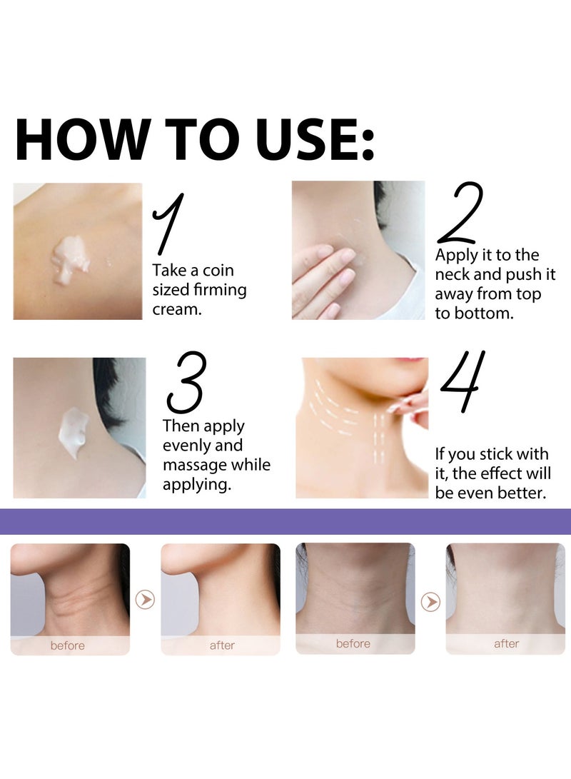 EELHOE Retinol Neck Cream, Retinol Advanced Firming Cream,Neck Firming Cream, Firming and Lifting Neck Cream, Tighten And Lift Neck Cream,Firming & Hydrating Treatment for a Youthful Neckline - Image 4