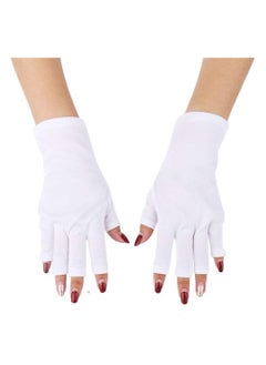 Generic Gel Nail Gloves, 1 Pair Anti UV Glove Short Gloves UV and Sunblock Protection Shield Gloves Workout Gloves for Summer Outdoor  - Image 1