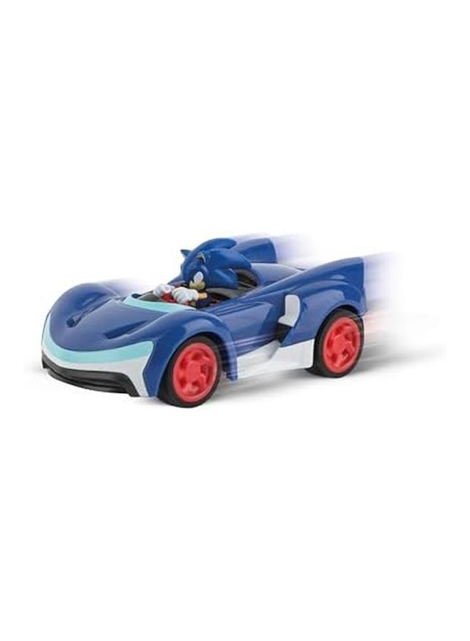 Carrera RC 2.4GHz Team Sonic Racing Mini RC, Sonic I Officially Licensed SEGA I 1:43 Scale I Up to 5 km/h I Ready to Run I For Ages 6+ - Image 2
