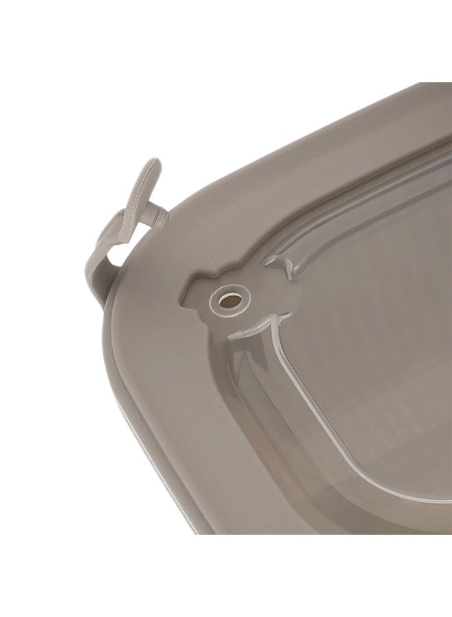 Happy Home 3-Piece Food Storage Container Set– Microwave & Freezer Safe Lids – 600ml, 1100ml, 1800ml – Ideal for Storing Meals, Salads, Vegetables, Fruits, Meat, Beans & Dry Foods – Durable, Food-Safe Plastic, Easy to Clean, Practical & Stylish Kitchen Organizer - Image 4