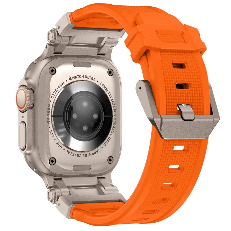 Bluejw New Designer Luxury Replacement Rubber Strap High Quality Sport Silicone Watch Band for IWatch Apple Ultra 2 49mm - Image 3