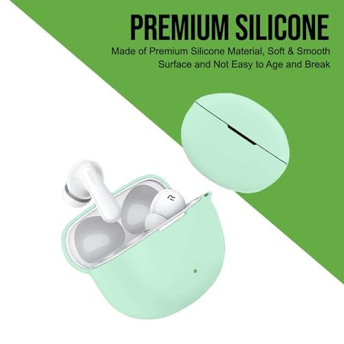Cocoonkart Silicone Case Cover Compatible for OnePlus Nord Buds 3 | 3 Pro (Light Green) - Image 4