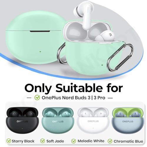 Cocoonkart Silicone Case Cover Compatible for OnePlus Nord Buds 3 | 3 Pro (Light Green) - Image 2