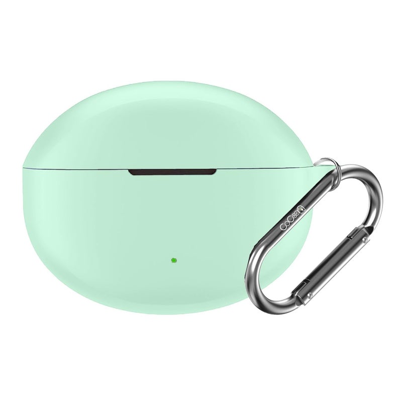 Cocoonkart Silicone Case Cover Compatible for OnePlus Nord Buds 3 | 3 Pro (Light Green) - Image 1