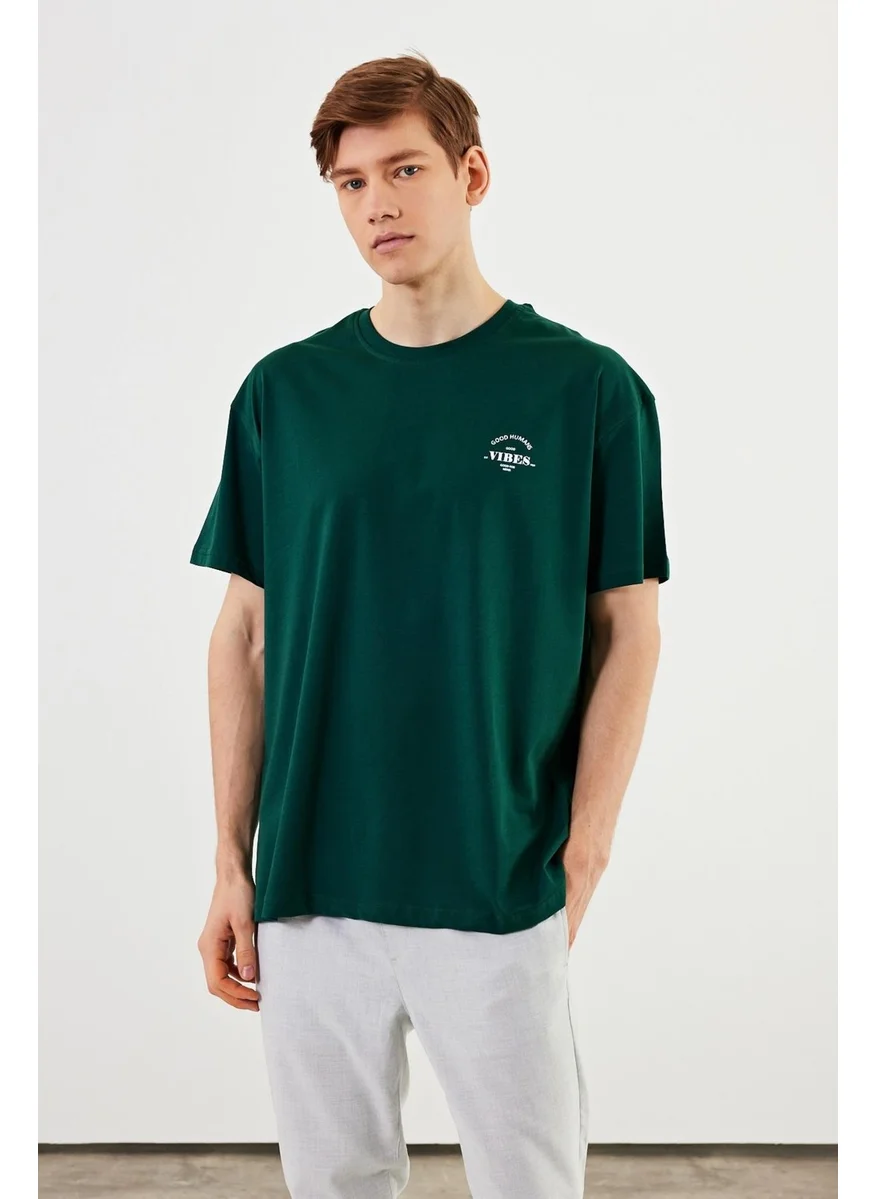 mmetalic Leo Men's Oversize T-Shirt