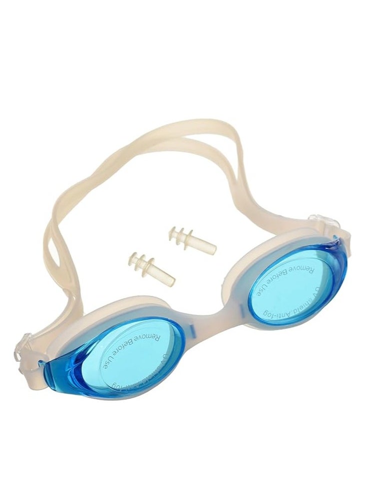 Generic Silicone swimming glasses with earplugs and lenses  - Image 1