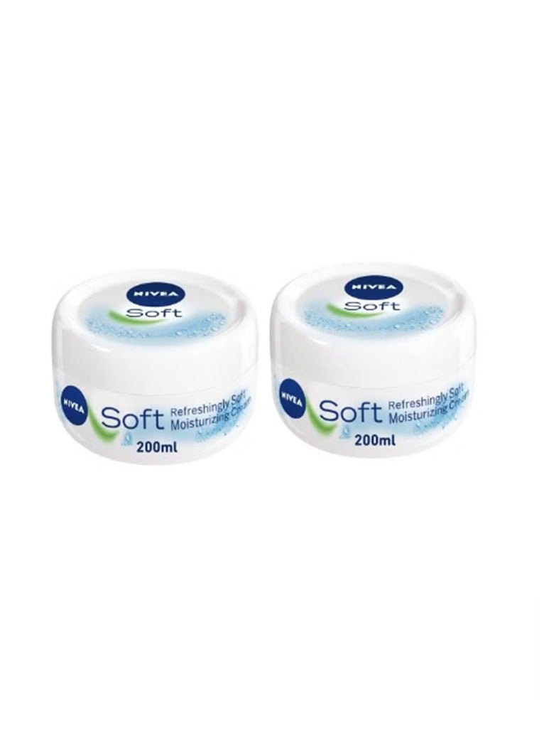 نيفيا كريم ترطيب ناعم، حزمة من عبوتين 2x200ملليلتر - Image 1