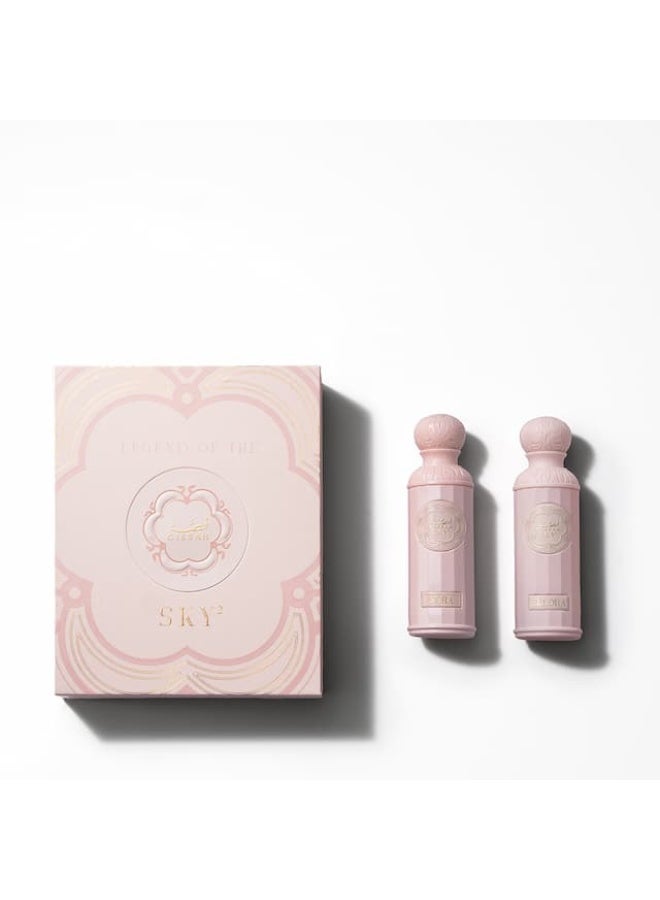 قصة عطر GISSAH مجموعة ليجند اوف ذا سكاي لها - قطعتان 90 مل للنساء الاصلي - Image 5