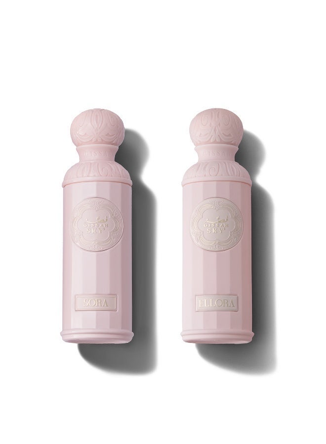 قصة عطر GISSAH مجموعة ليجند اوف ذا سكاي لها - قطعتان 90 مل للنساء الاصلي - Image 4