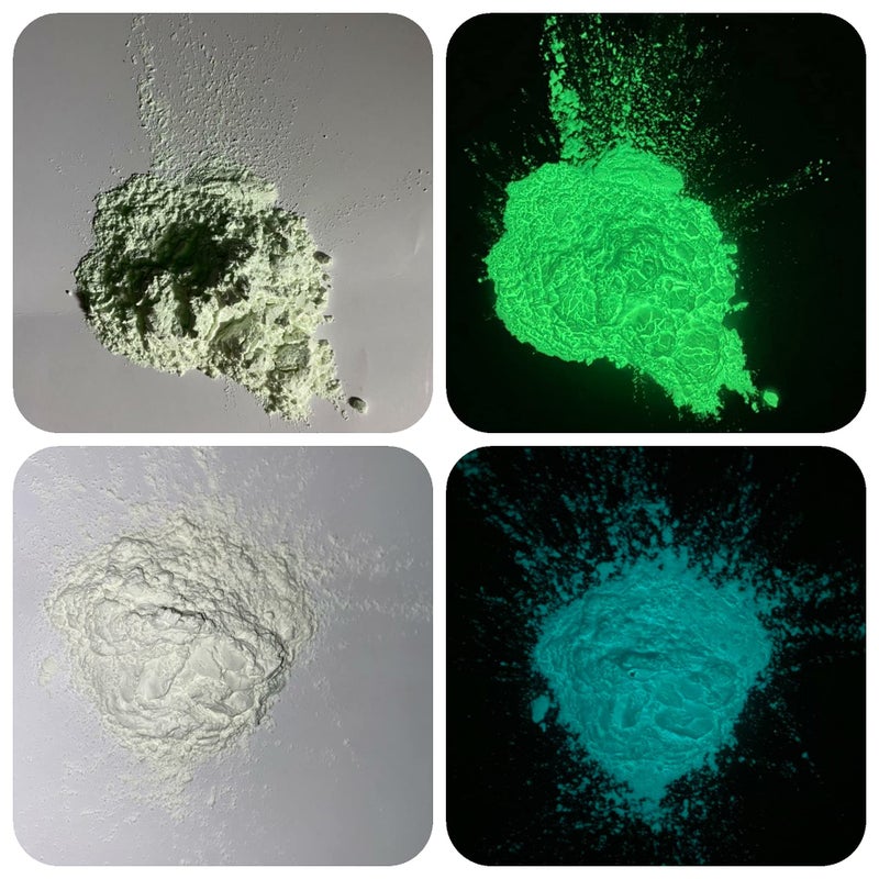 JASH Glow In The Dark Paint Powders 2 colours Green and Blue colour Each 25gm(Total 50gm) - Image 2