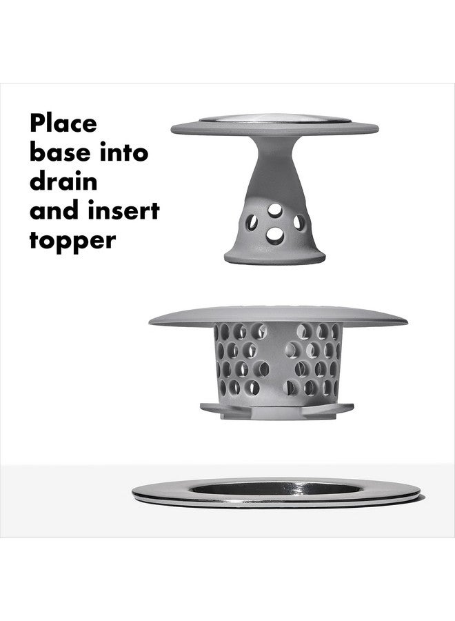 أوكسو واقي تصريف الشعر من OXO Good Grips المصنوع من الفولاذ المقاوم للصدأ - Image 3