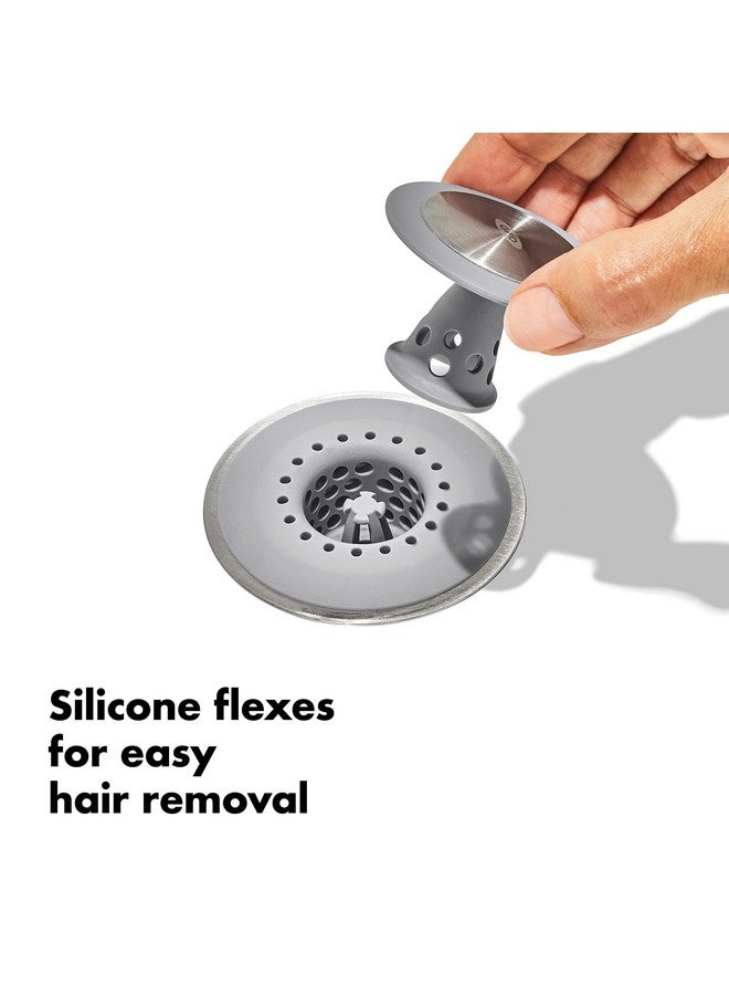 أوكسو واقي تصريف الشعر من OXO Good Grips المصنوع من الفولاذ المقاوم للصدأ - Image 4