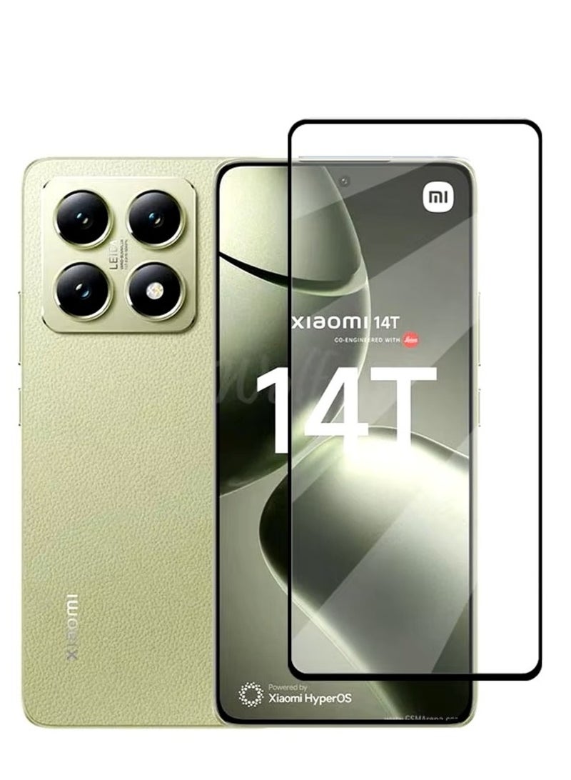 Screen Protector for Xiaomi 14T / Xiaomi 14T Pro Tempered Glass Screen Protector 9H Hardness Anti Fingerprint Scratch Resistance for Xiaomi 14T / 14T Pro - Image 1